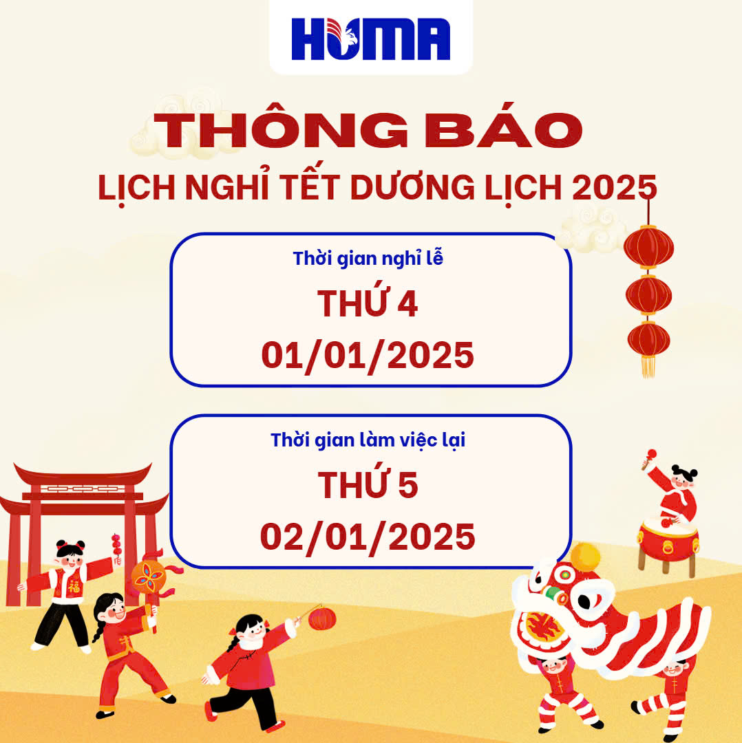 Lịch nghỉ tết dương lịch 2025